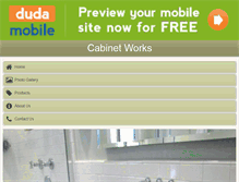 Tablet Screenshot of mammothcustomcabinets.com